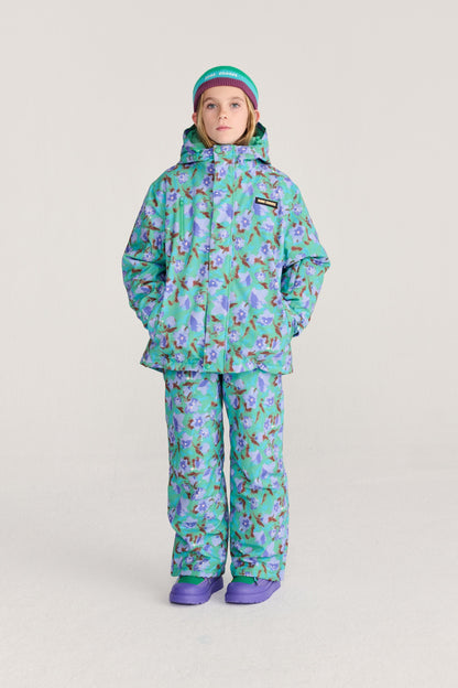 WATERCOLOR ALL OVER SKI ANAORAK JACKET