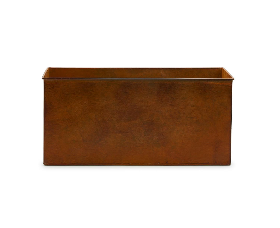 Set of Four Metal Window Boxes