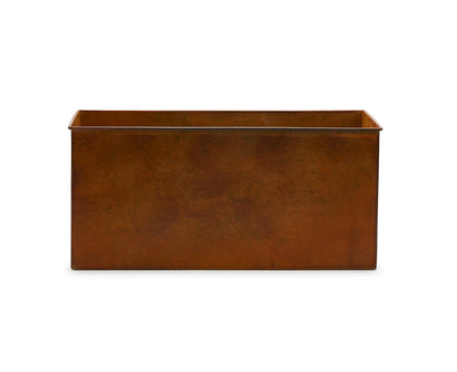 Set of Four Metal Window Boxes