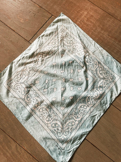 Sun-Bleached (Pastel) Bandana : Blue