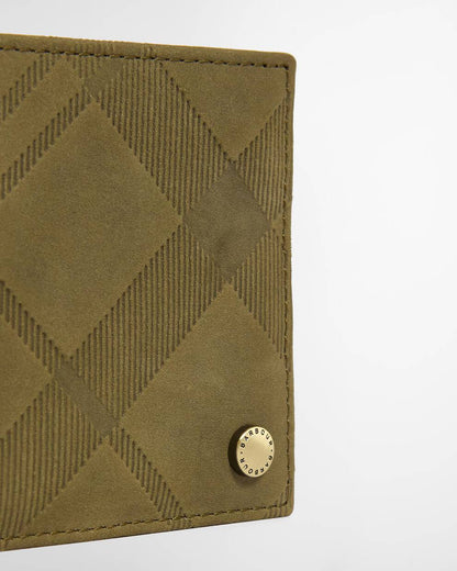 Beith Tartan Nubuck Wallet