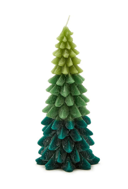 Ombre’ Christmas Tree Candle