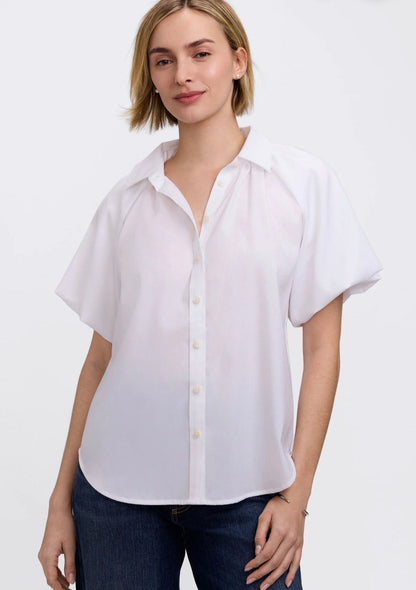 Paula Solid Puff Sleeve Top