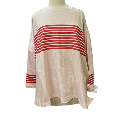 Catalina Slub Tee-Rose Quartz/Tulip Pink