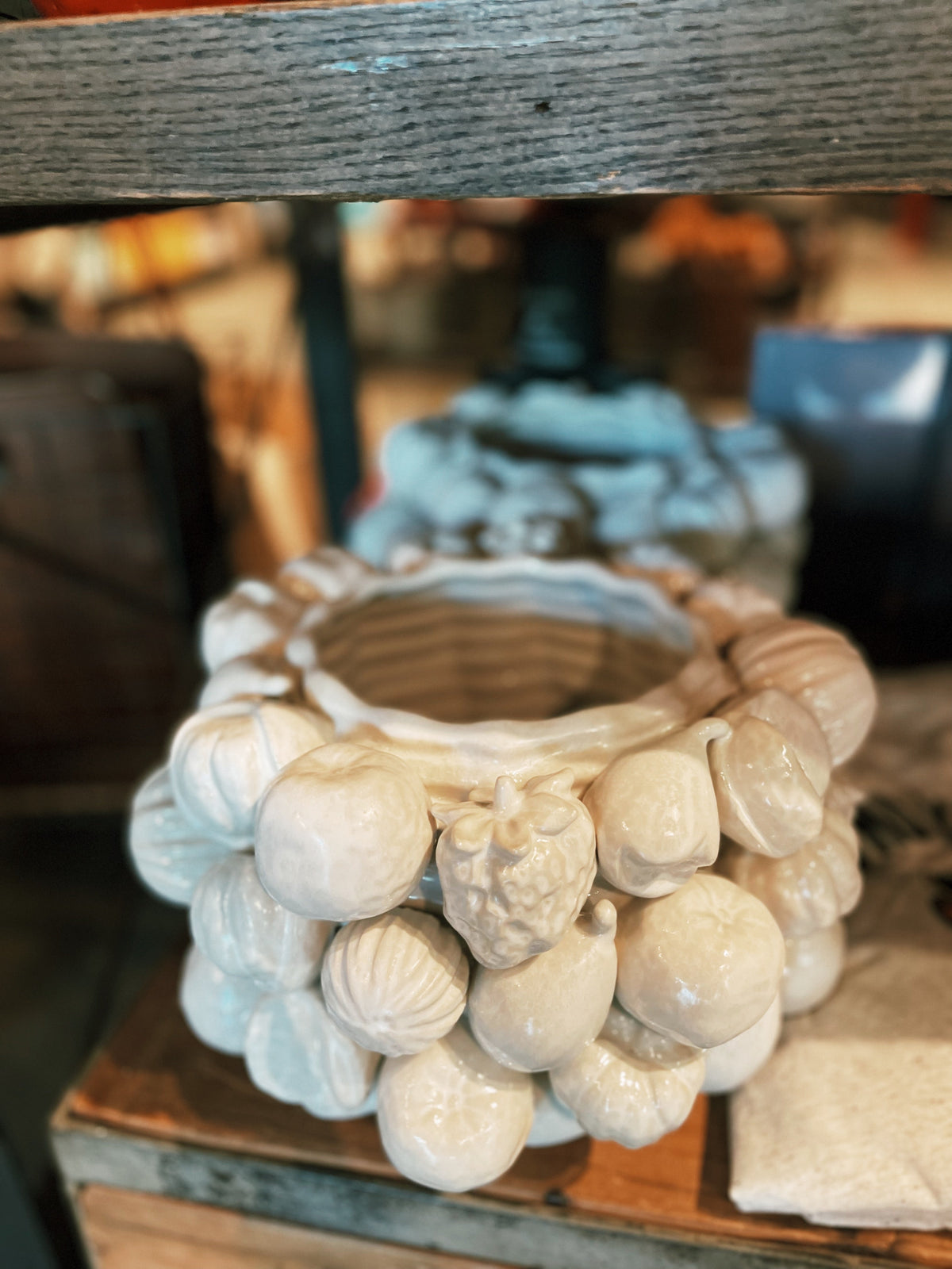3D Fruit Stoneware Planter ( PICK-UP ONLY)