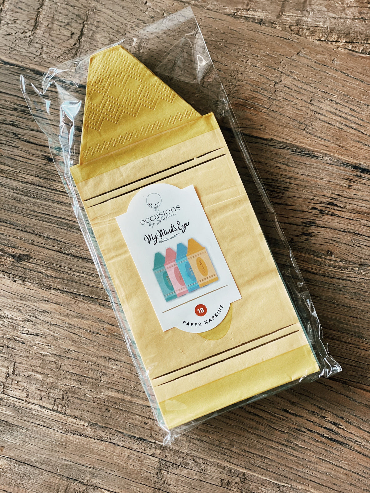 Crayons Napkin Set