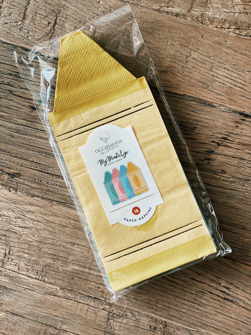 Crayons Napkin Set