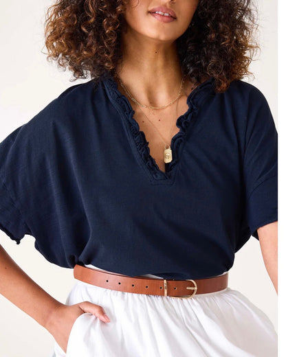 Amelia Ruffle Tee
