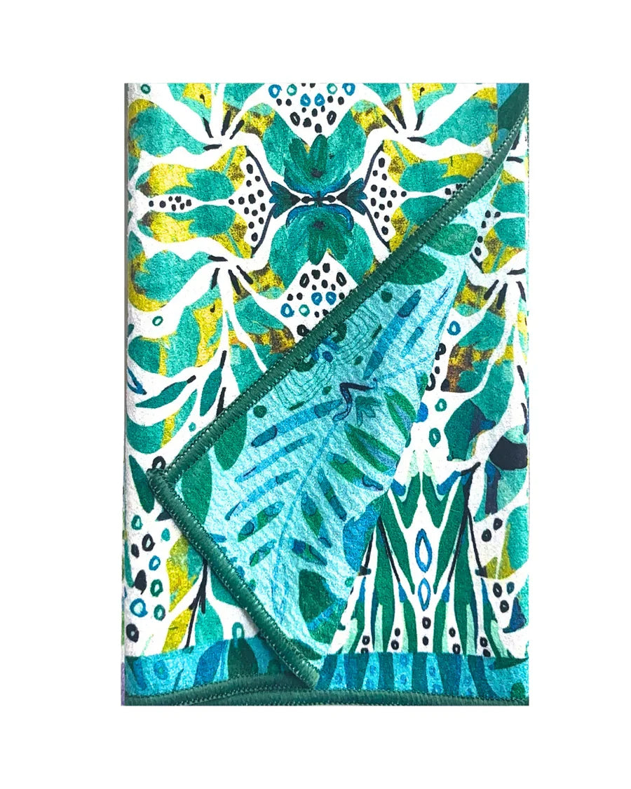 Double Sided Amina Sea Glass Tea Towel
