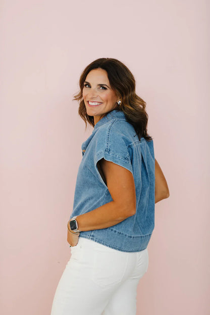 Shorty Shirt-Denim