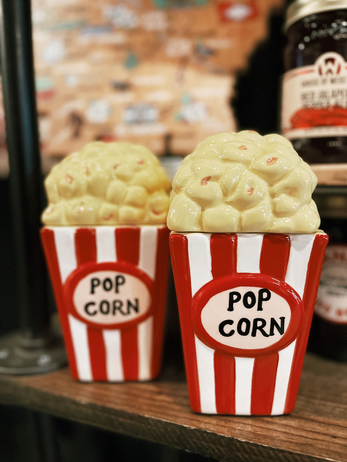Ceramic Popcorn Canister