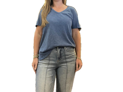 Lively Relaxed V-Neck Tee