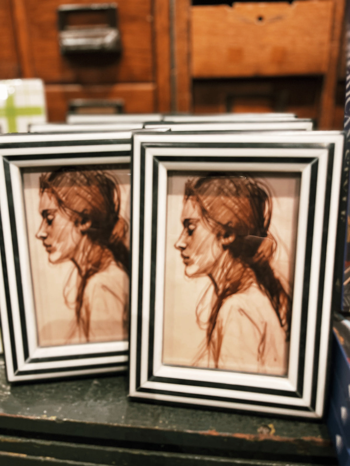 Black Stripe Picture Frame