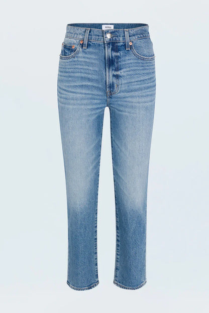 Bri High Rise Slim Straight - Charleston