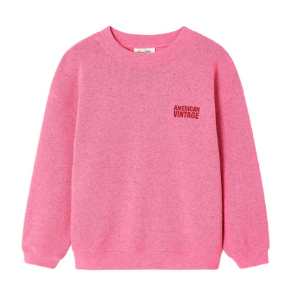AMERICAN VINTAGE EVONA SWEATSHIRT - OVERDYED RASPBERRY