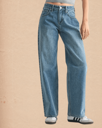 Baggy Wide Leg - Medium Denim