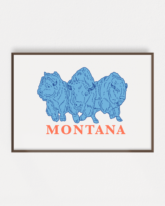 "Bison Power" Poster