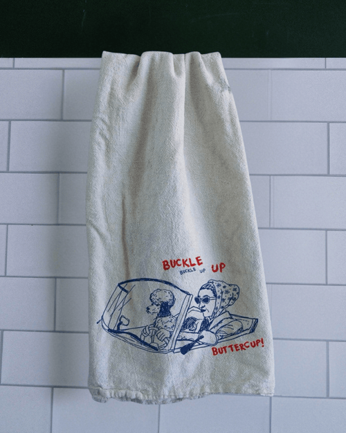 "Buckle Up" Tea Towel