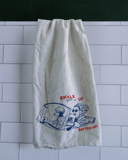 "Buckle Up" Tea Towel