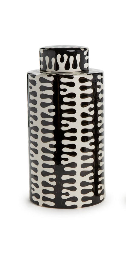 Jigsaw Vase-Black/White