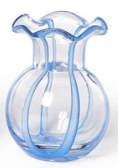 Ruffled Ribbon Vase