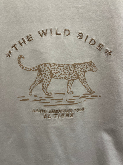 Safari ‘Wild Side’ Tee-Gold/White
