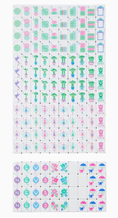 Jasmine Tile Set - Mahjong