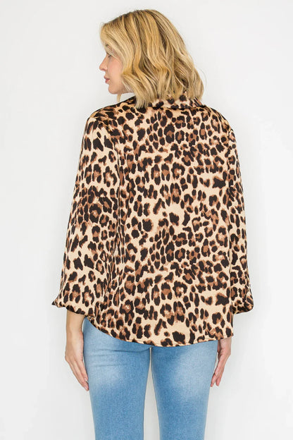 Julian Animal Print Top