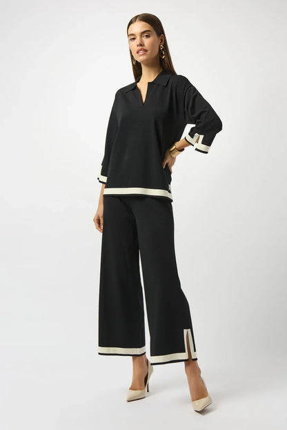 Ribkoff Black and White Pullover