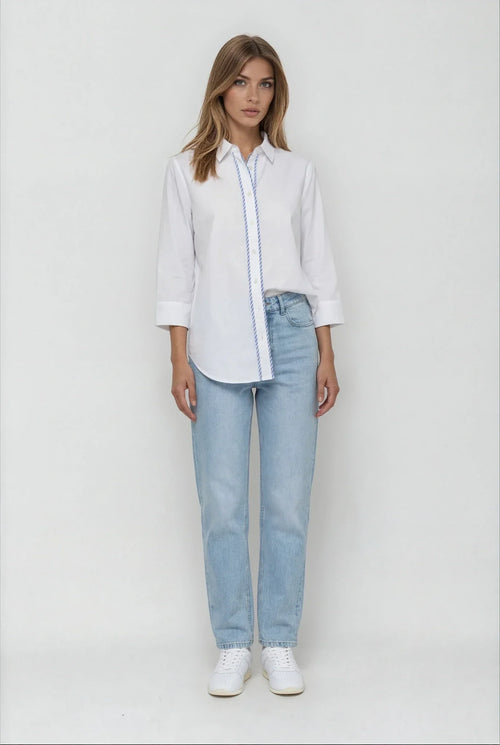 Marni Top-White/Blue