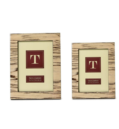 Zebra Wood Photo Frame