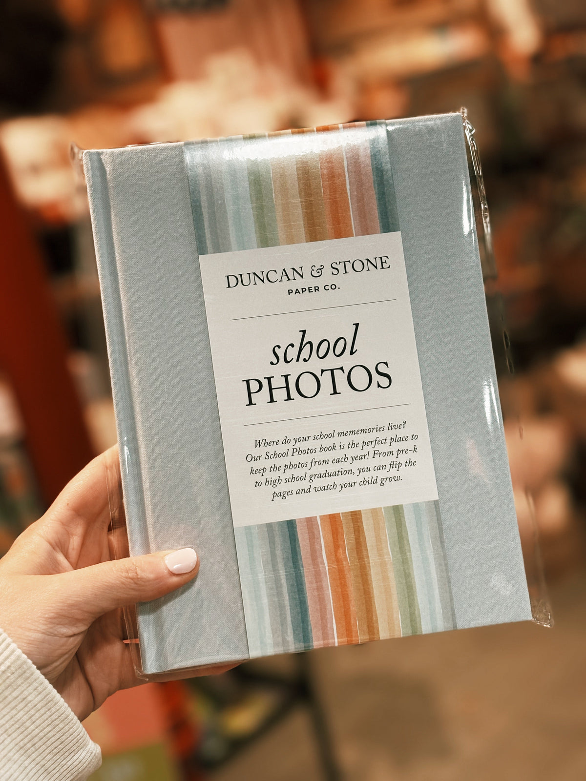 School Memory Book- Blue