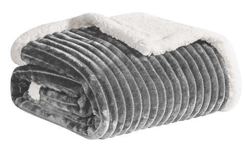 Corduroy Sherpa Blanket – Throw, Queen & King Sizes – Ultra Soft, Reversible, Cozy & Stylish