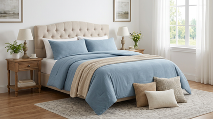 California King Comforter Set – Ultra Soft Prewashed Bedding, Lightweight All-Season Comforter & Pillowcases, Luxury Modern Bed Set (104”x96”)