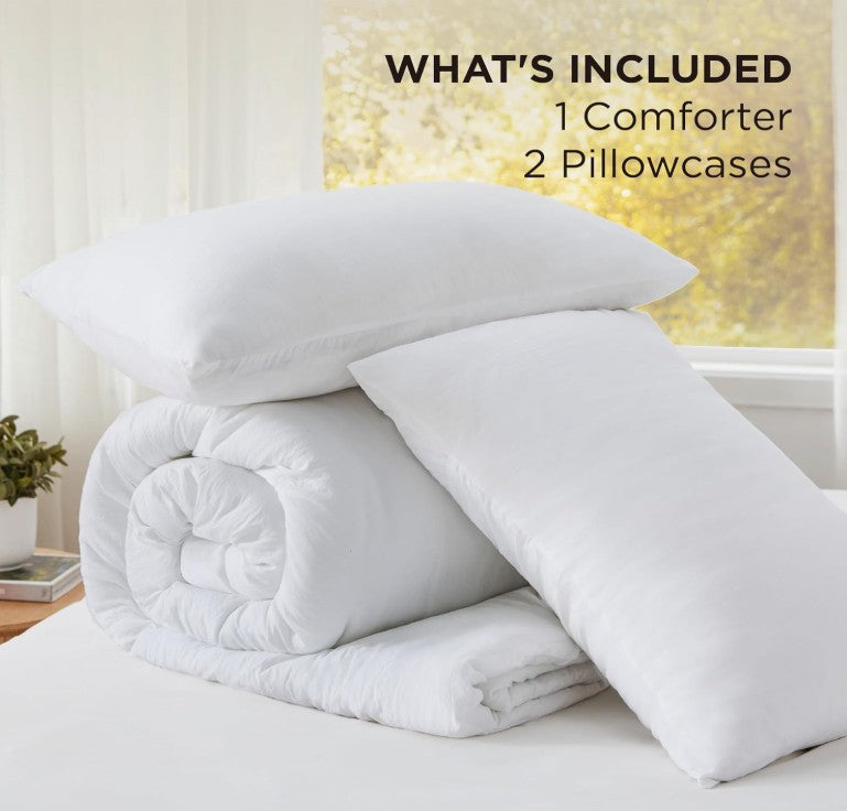 California King Comforter Set – Ultra Soft Prewashed Bedding, Lightweight All-Season Comforter & Pillowcases, Luxury Modern Bed Set (104”x96”)