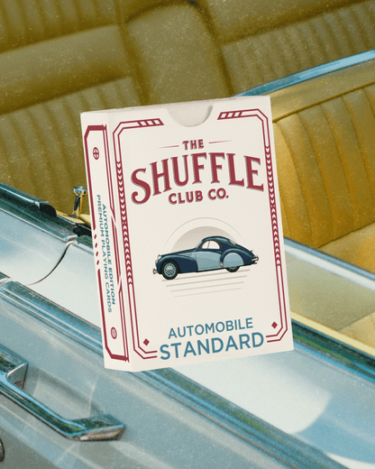 Classic Cars Auto Playing Cards – Retro Illustrations