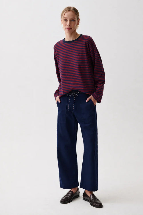 Sabrina Curved Utility Pants - Nautical