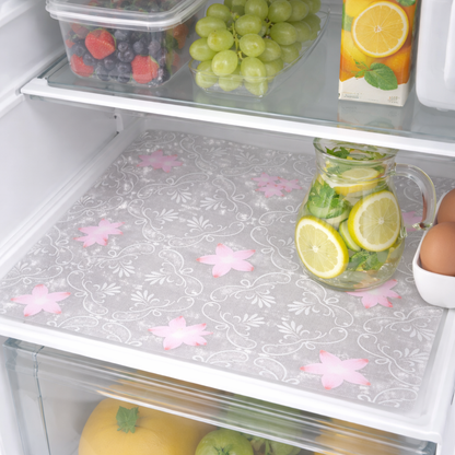 Anti-Slip Drawer and Fridge Mat - PVC Sheet Roll (45cm x 150cm) for Cabinets, Shelves, and Refrigerators