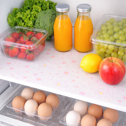 Anti-Slip Drawer and Fridge Mat - PVC Sheet Roll (45cm x 150cm) for Cabinets, Shelves, and Refrigerators