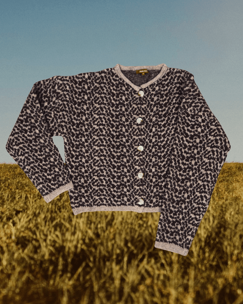 Cheetah Print Button Up Cardigan