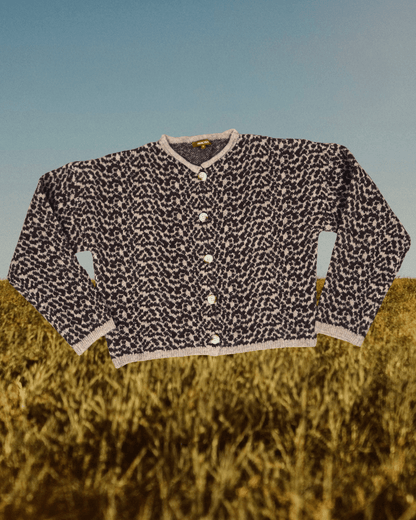 Cheetah Print Button Up Cardigan