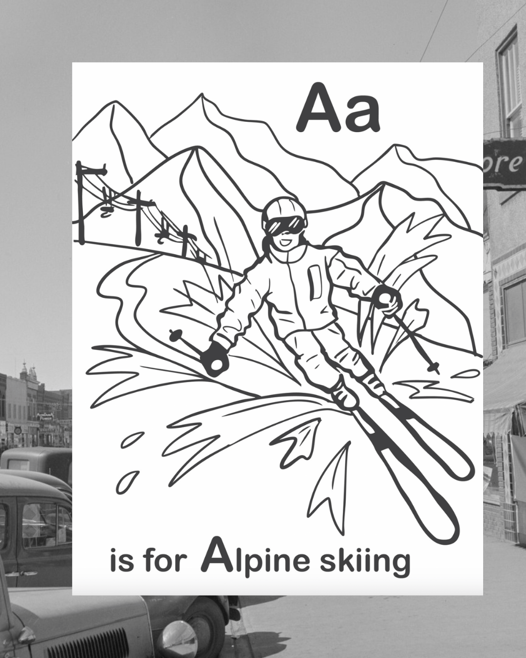 "The ABC's of Bozeman" Coloring Book