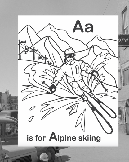 "The ABC's of Bozeman" Coloring Book