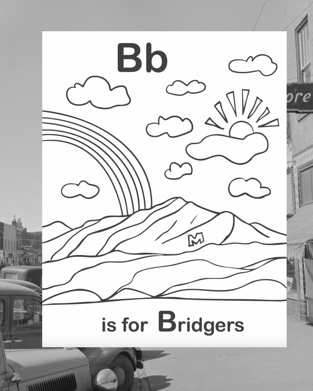 "The ABC's of Bozeman" Coloring Book