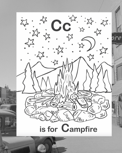 "The ABC's of Bozeman" Coloring Book