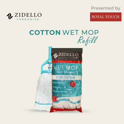 Zidello Cotton Wet Mop Refill - 450 GM
