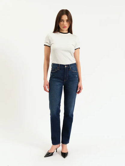 Smarty Pants - High Rise Slim Straight - Vintage Ink