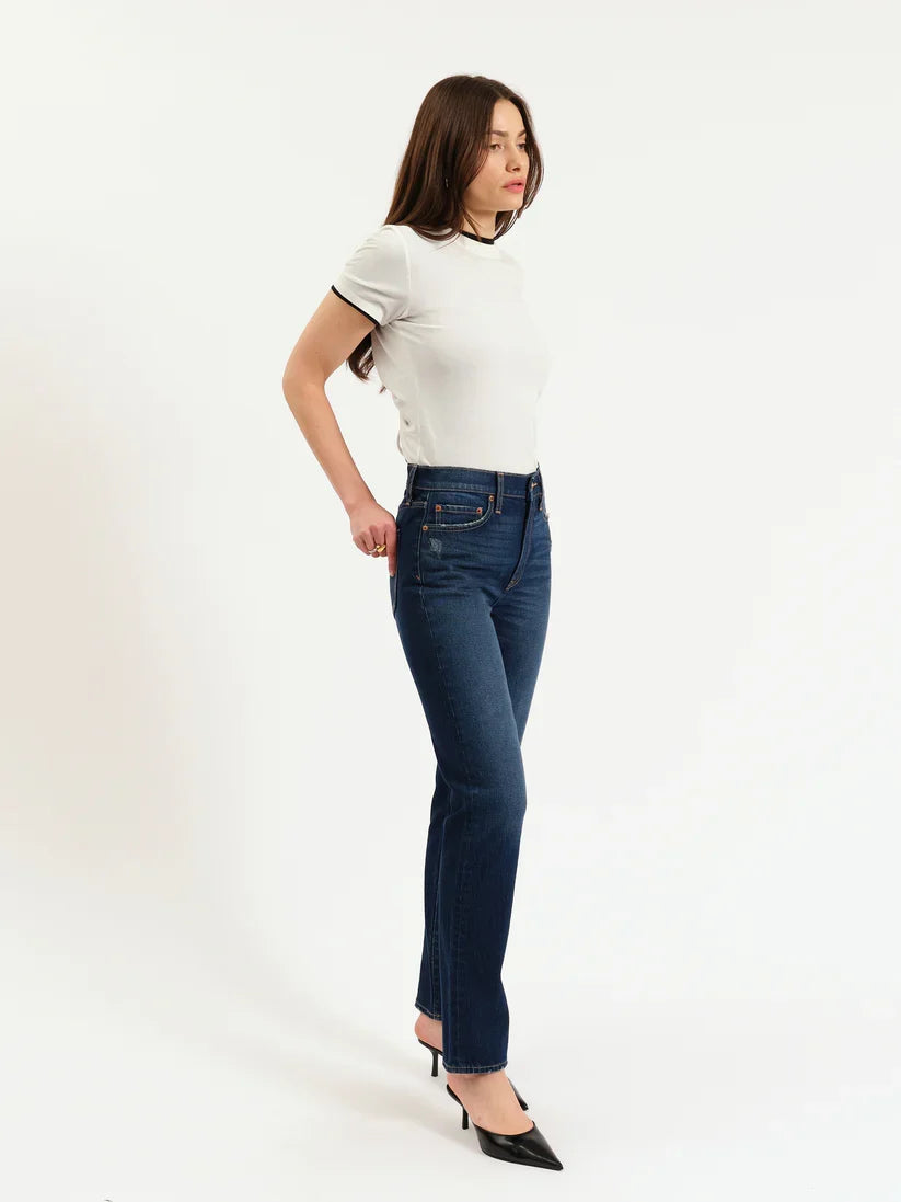 Smarty Pants - High Rise Slim Straight - Vintage Ink