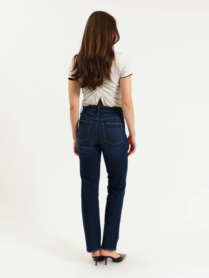 Smarty Pants - High Rise Slim Straight - Vintage Ink