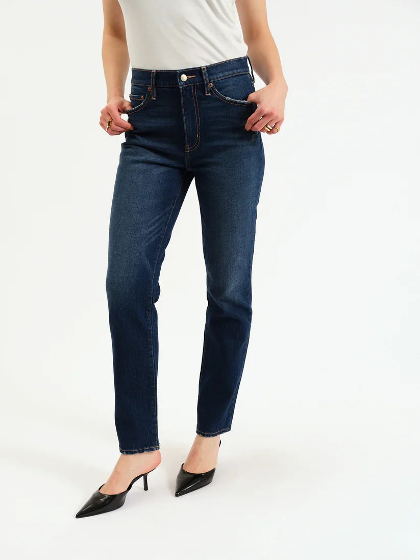 Smarty Pants - High Rise Slim Straight - Vintage Ink